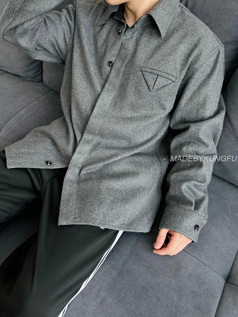 【A+ Item ID 8020 Botteg@-Venet @-BV-2024SS (Knitted Wool Jacket Triangle Pocket Desi) - Image 22