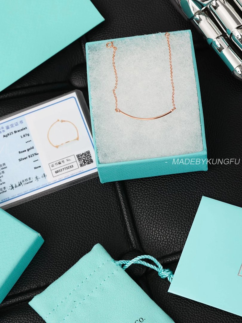 【A+ Item ID 8384 Tiff@Ny- Tiffany (Classic -Smile Smiley Face Bracelet Plating 18K G) - Image 22