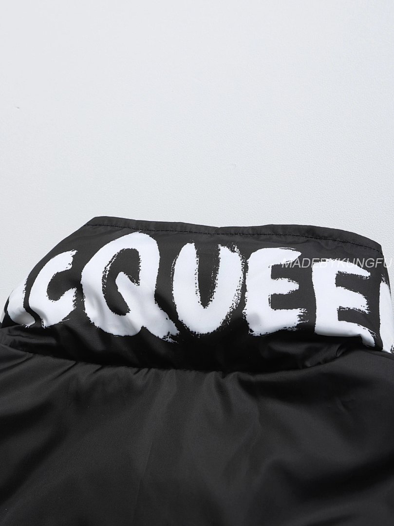 【A+ Item ID 8130 McQueen-2023FW (Stand Up Down Jacket Back Collar With Inked Letter) - Image 9