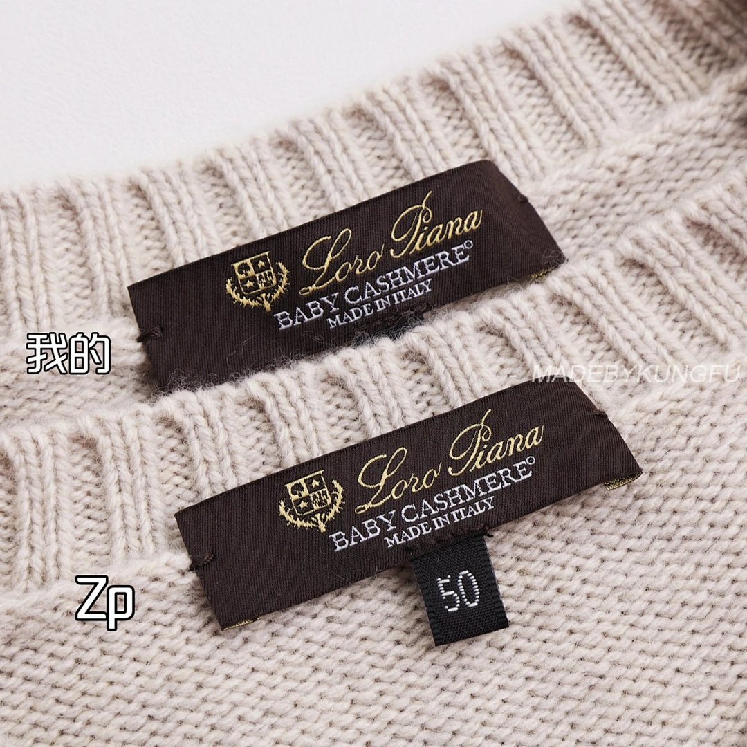 【A+ Item ID 8261 Loro-Pi@Na-LP-2024Ss- Cashmere Sweater (Warm With Si) - Image 32