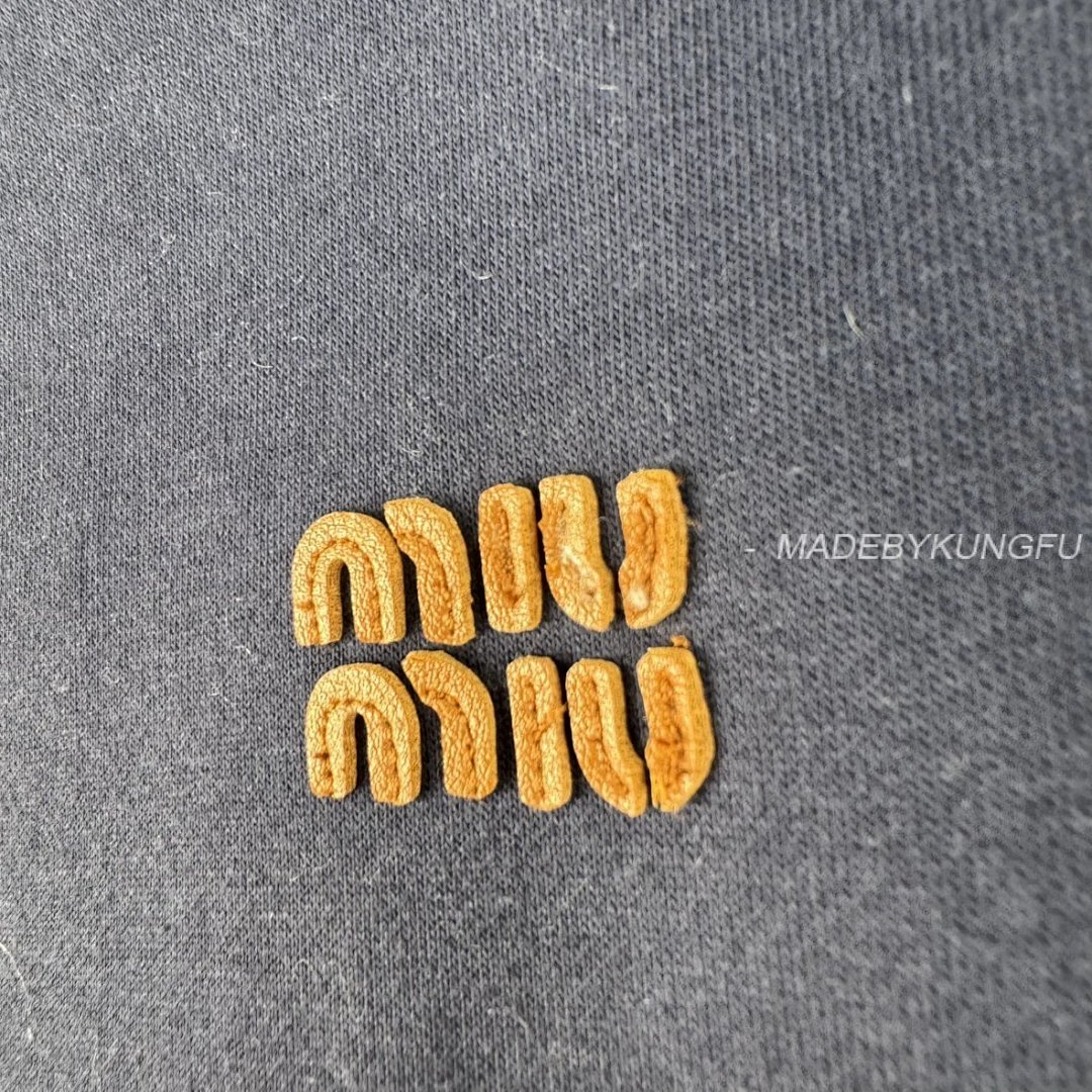 【A+ Item ID 8044 Miu SS24- Custom Hardware (Letter Logo Printed Zip Hooded Long-Sl) - Image 32