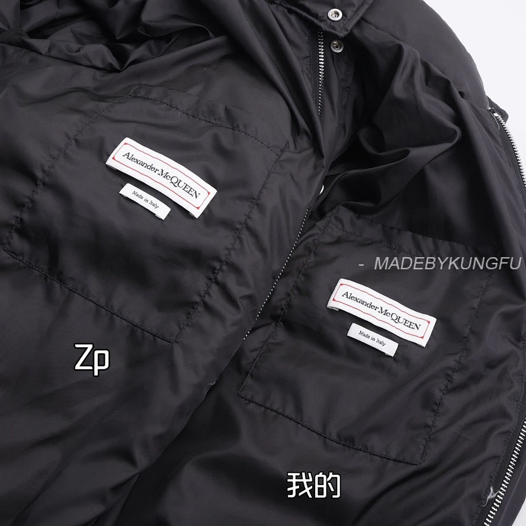 【A+ Item ID 8130 McQueen-2023FW (Stand Up Down Jacket Back Collar With Inked Letter) - Image 25