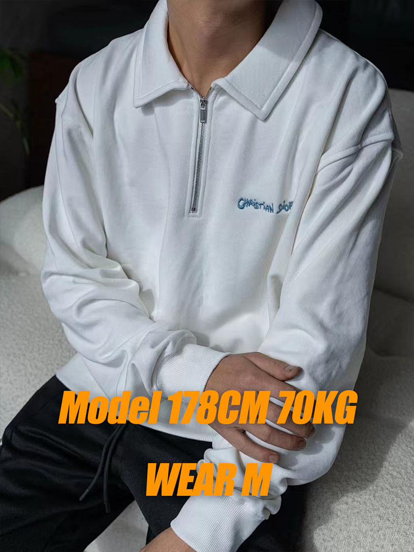 Christian Louboutin Or 1/4 Zip Polo - Image 3
