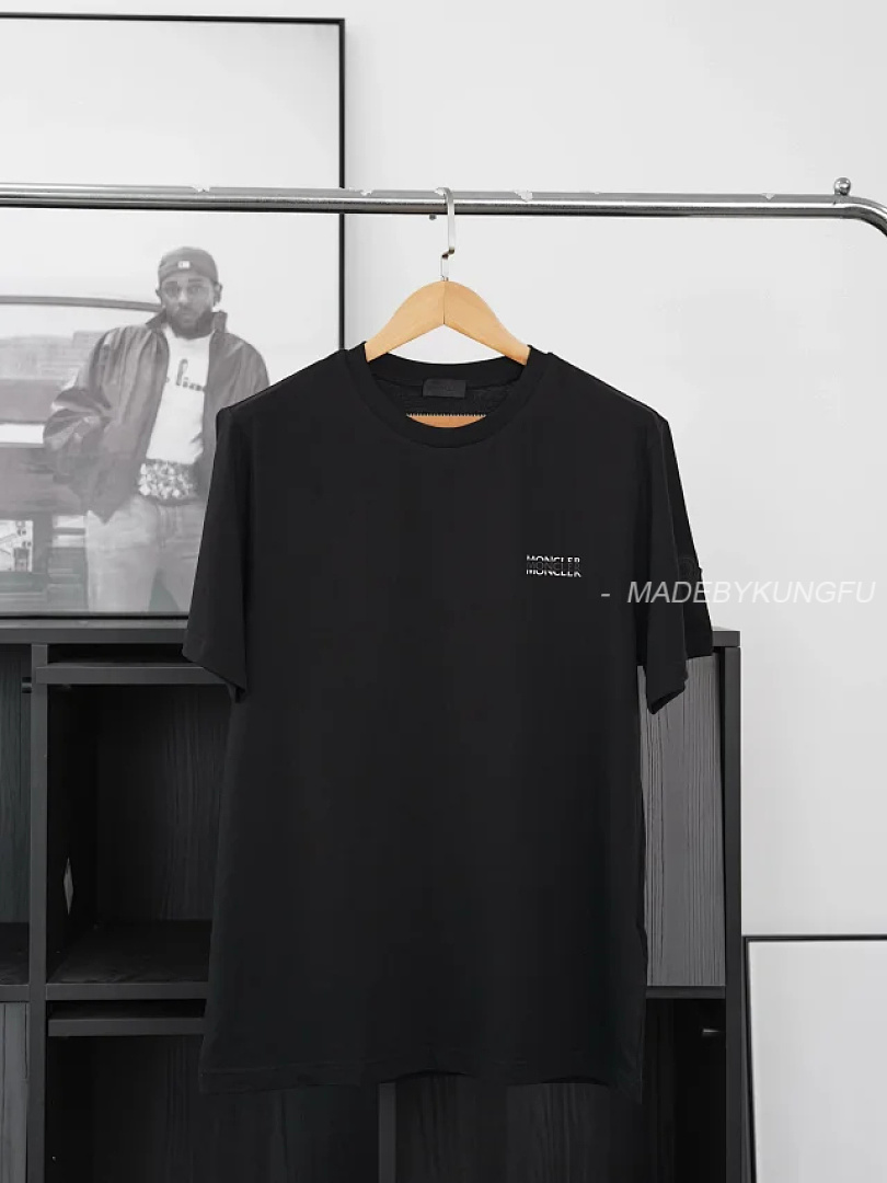 【A+ Item ID 9048 Mon Customized Logo Imported Hot Stamping Material Cotton Jensen Knitted Roun - Image 41