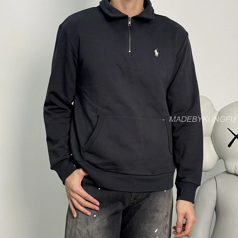 【A+ 【A+ Item ID 8091 Raff SS25 Solid Color Pullover Embroidered Peak Collar Long-Sleeved Sw, photo 1