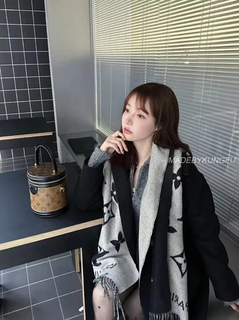 【A+ Item ID 8524 Advanced Customization (Old Flower All Over Print Jacquard Scarf -100) - Image 21