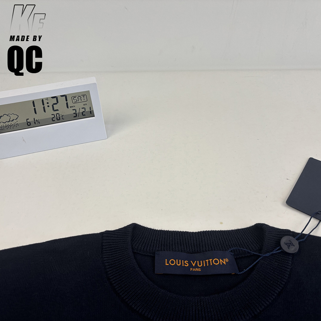 Other 1V Knit Sleeve Jacquard Tee - Image 38