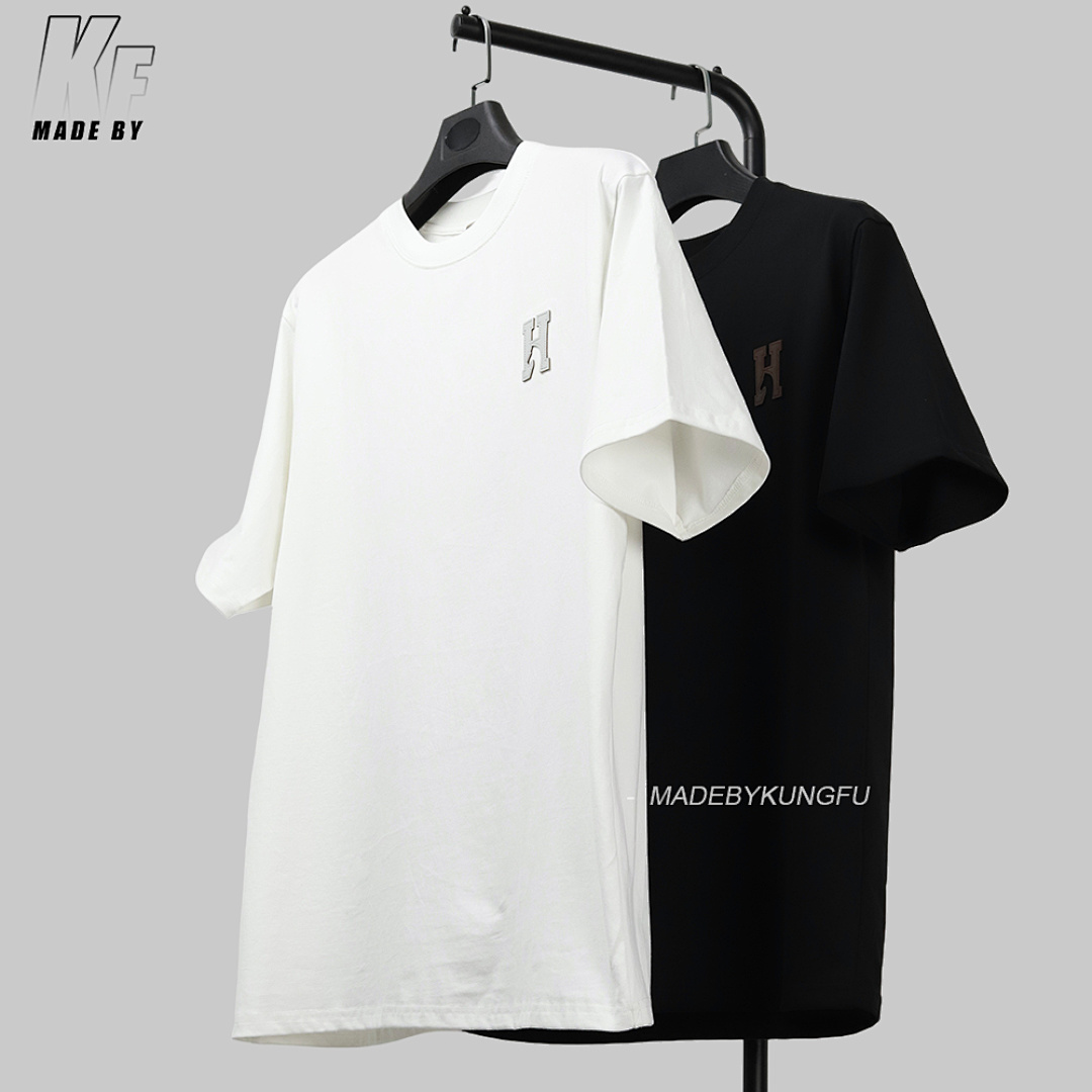 Other Herms Leather Label Embroidered Tee - Image 21