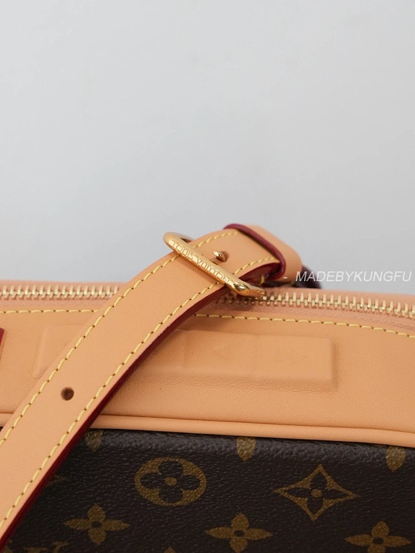 【A+ Item ID 8510 Tape Recorder Crossbody Bag “ Imported Cowhide ” Gold Piece Hardware - Image 7