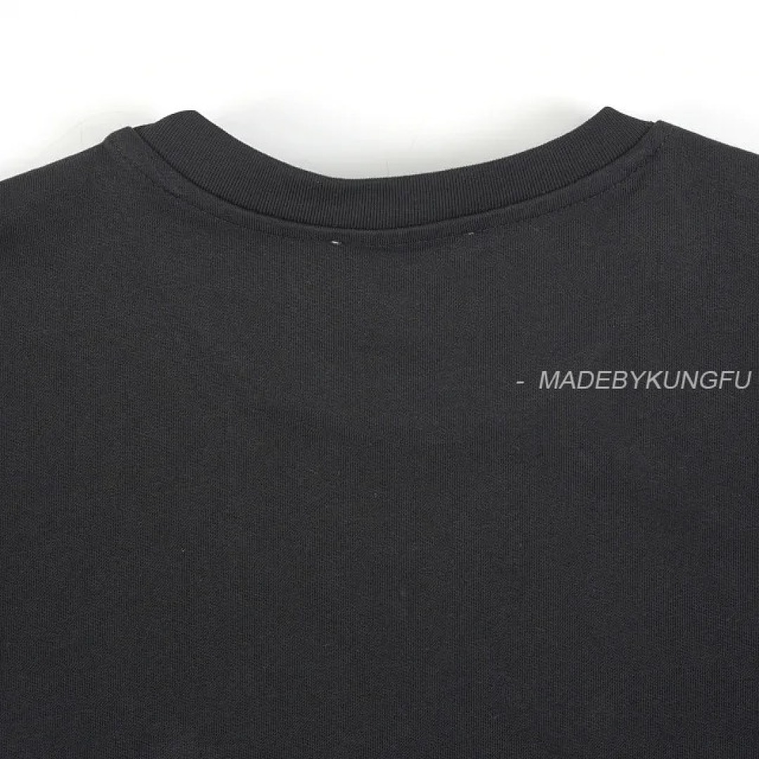 【A+ Item ID 9035 Mon X RocNation Collaboration Solid Color Left Chest Logo Short Sleeved T-Shirt - Image 23