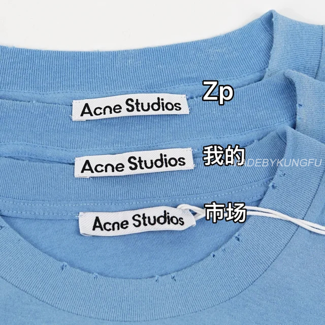 【A+ Item ID 9075 Acne Lazy Style 1996 Series Classic Logo Printed Short Slimming T-Shirt Unisex - Image 50