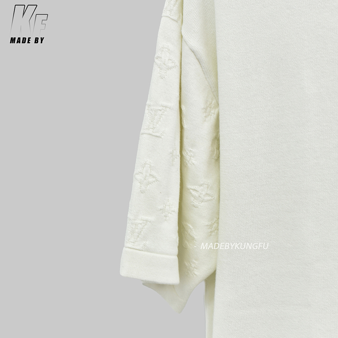 Other 1V Knit Sleeve Jacquard Tee - Image 11