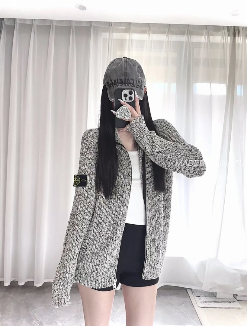【A+ Item ID 8063 Stone-1Sland (Island _Custom Woven Seven Types Of Yarn_ Zipper Roun) - Image 28