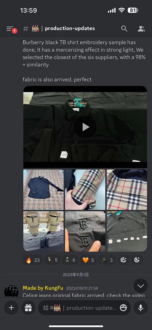 Other Burberry TB Shirt - Image 7