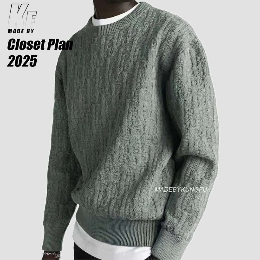 Christian Louboutin Or Oblique Knit Sweater