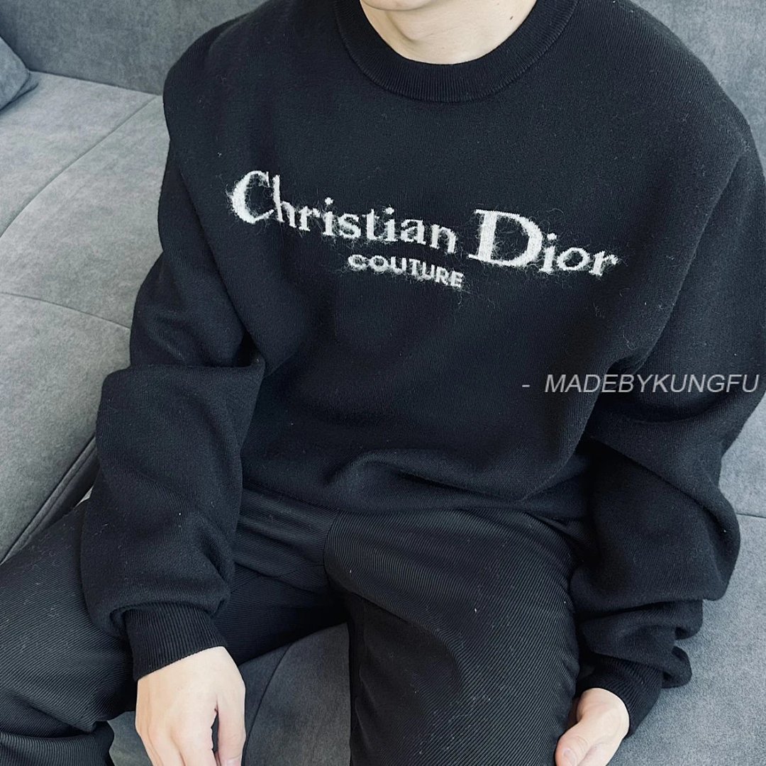 【A+ Item ID 8257 D10R-D Home -2024Ss- Letter Logo- Mohair Knitted Sweater (Air Laminat) - Image 26