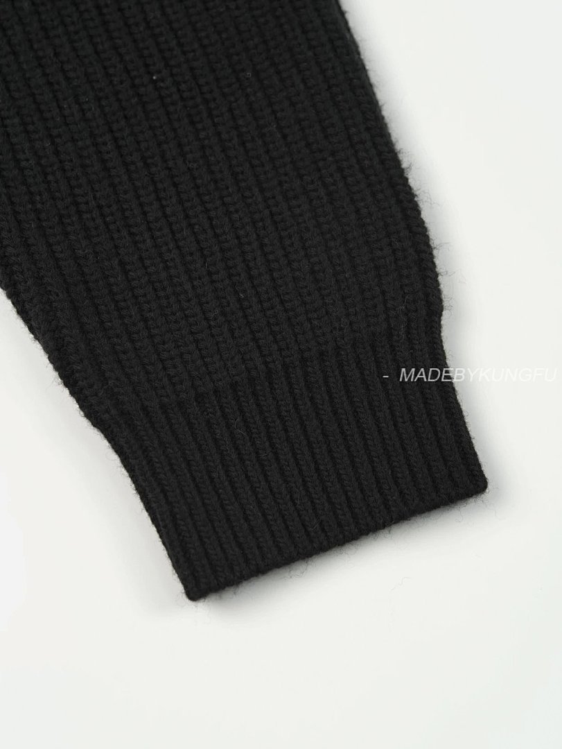 【A+ Item ID 8255 CEL1NE- Ribbing “ Wool Blend ” Turtleneck Long Sleeve Sweater (Same S) - Image 9