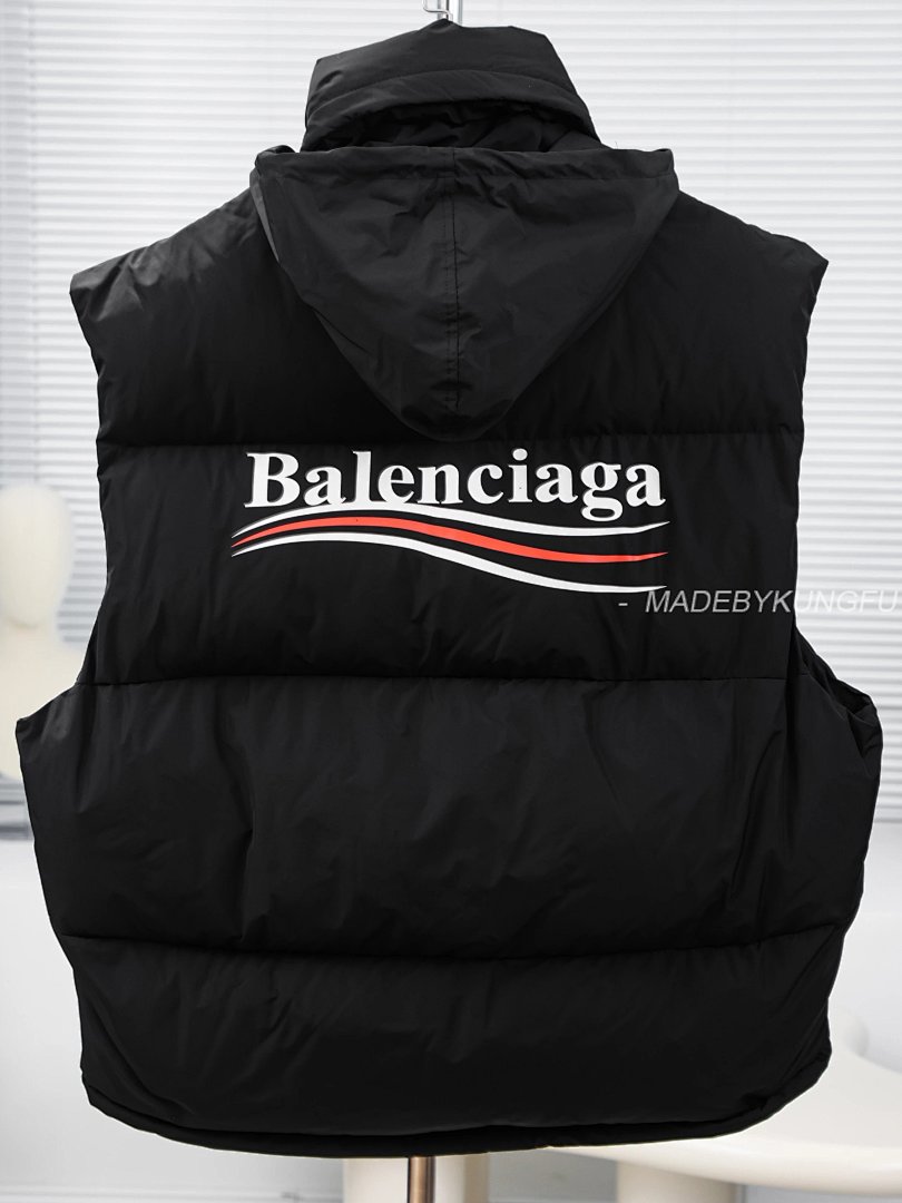 【A+ Item ID 8103 Balenci@Ga- Paris (Cola Wave Series Down Cotton Jacket Vest Dow) - Image 21