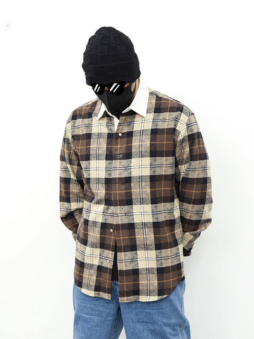 Christian Louboutin 1V Checkered Printed Polo Shirt - Image 5