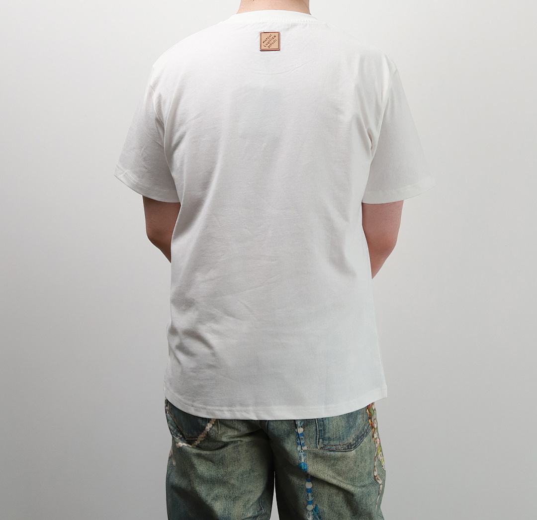 Other 1V Coconut Tree Embroidery Tee - Image 4