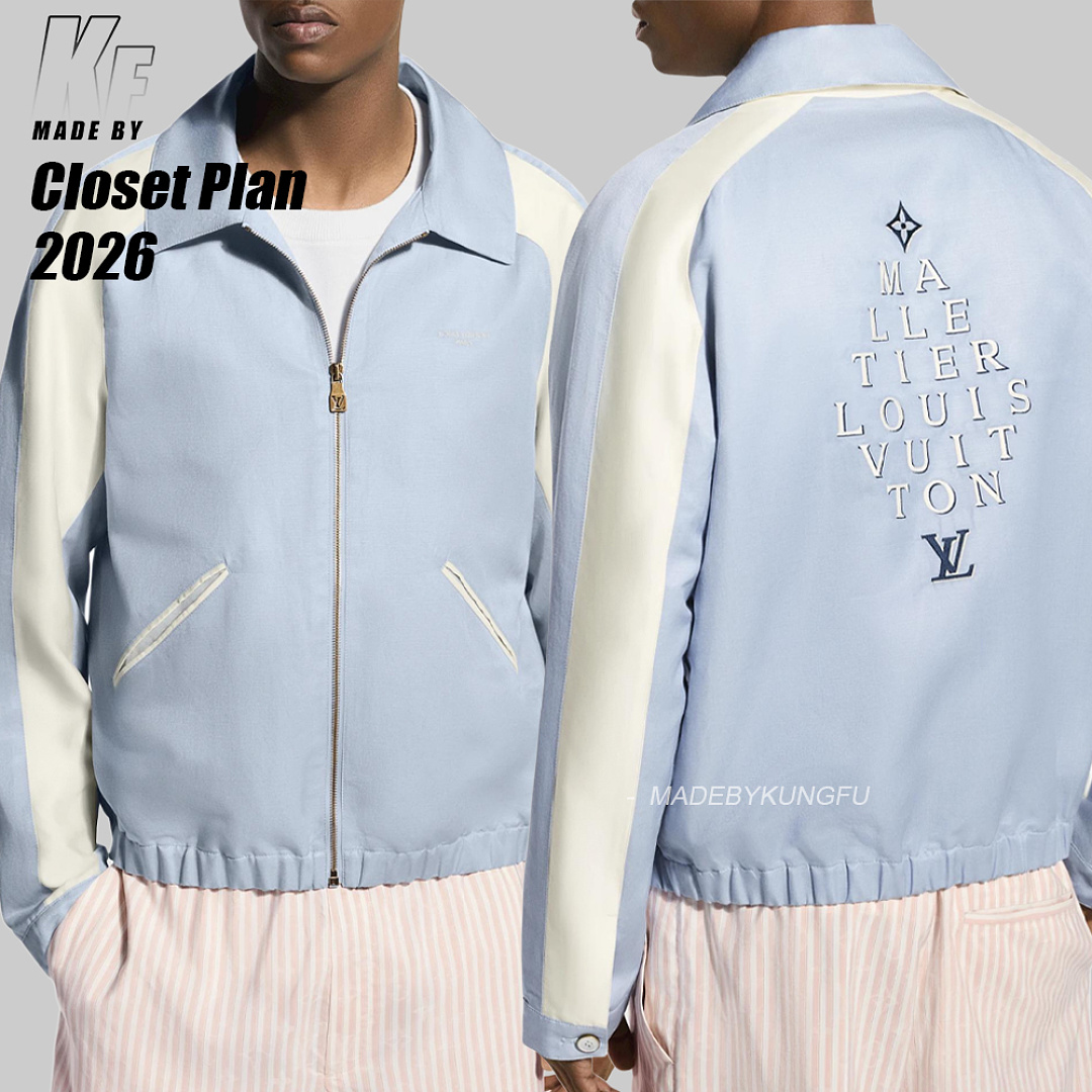 Other 1V 50% Mulberry Silk Blended Monogram Jacket