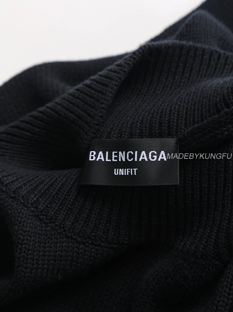 【A+ Item ID 8250 Balenci@Ga- Paris -2024Ss- Mud Dyed Double B Printed Sweater (Turtlen) - Image 3