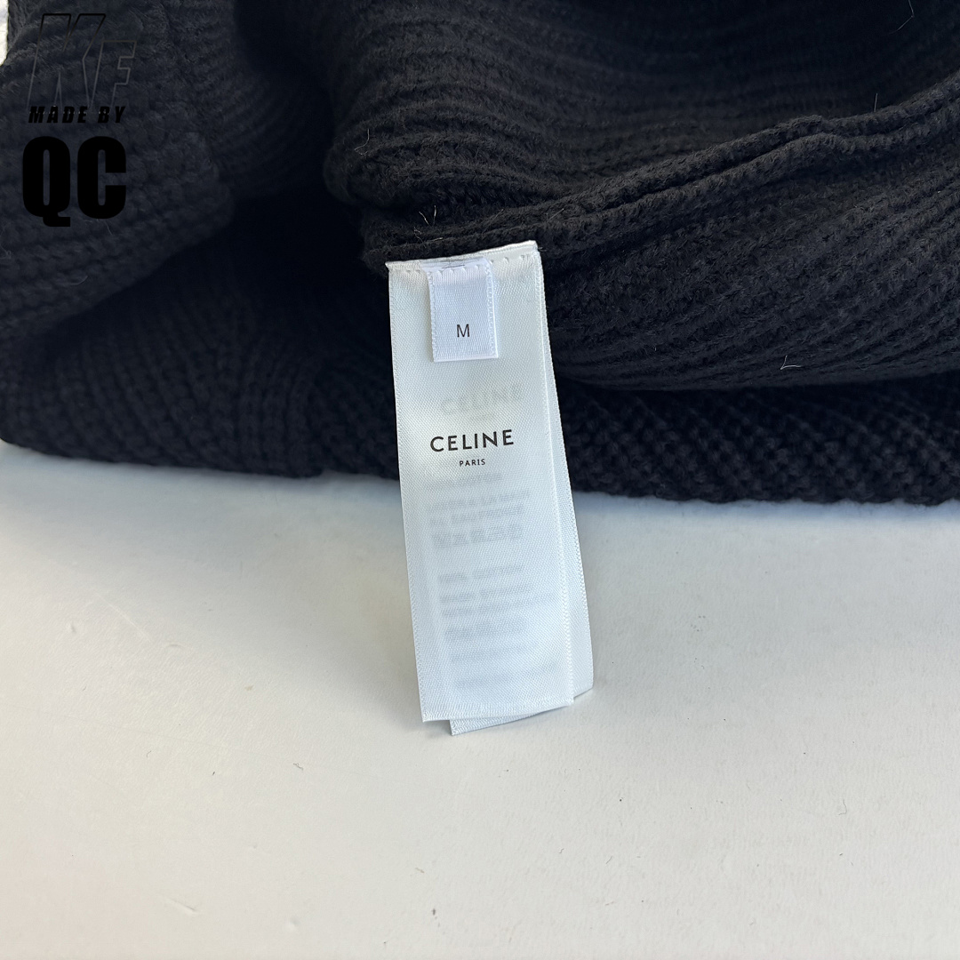 Christian Louboutin CE Leather Patch Knit Wool Hoodie - Image 22