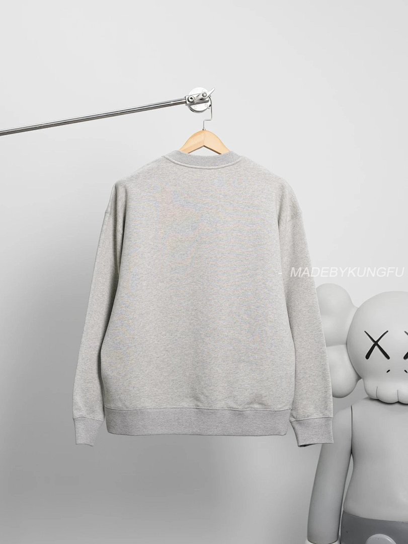 【A+ Item ID 8081 JILSANDER-Logo Printed Sweatshirt (Ribbed Crew Neck Loose Long Sleeve) - Image 11