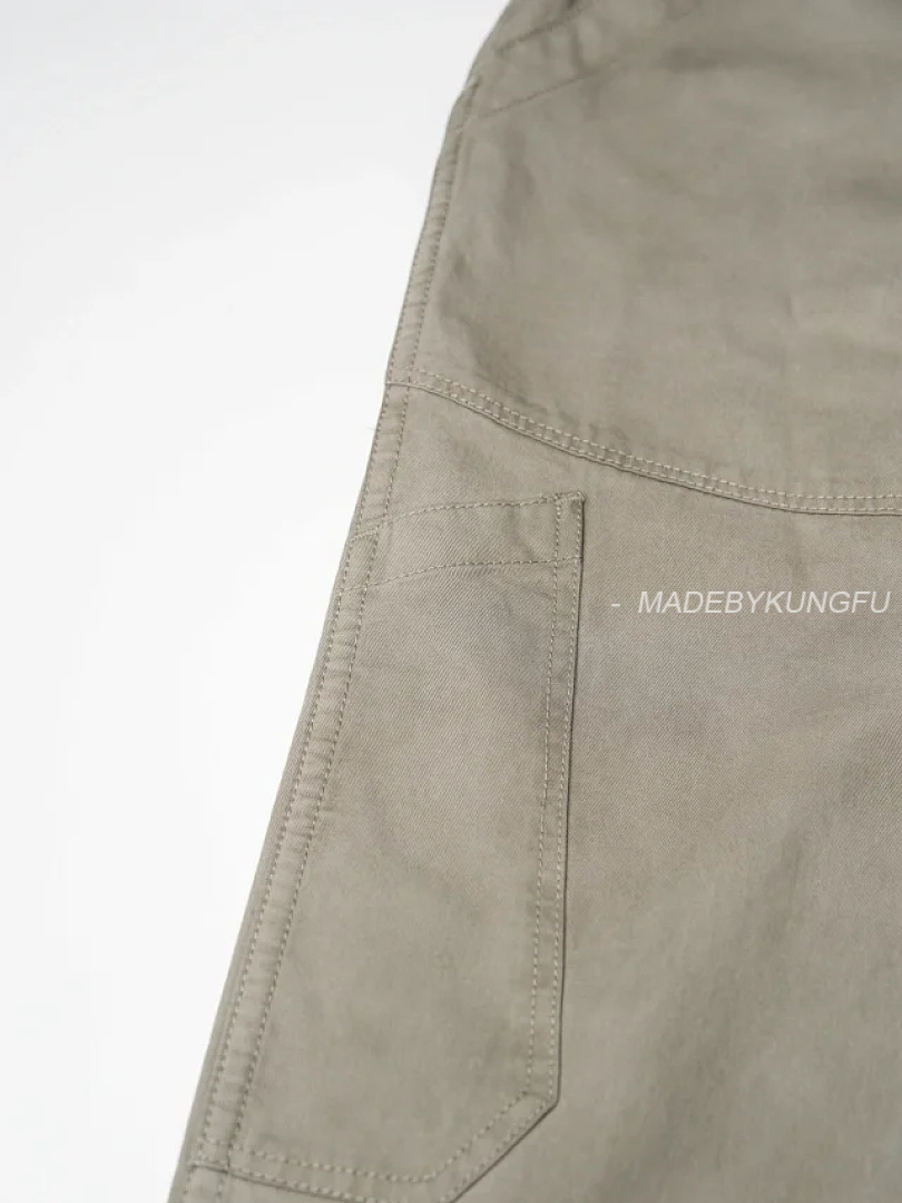 【A+ Item ID 9091 Acne SS26 Big Factory Stained And Washed Solid Color Zipper Work Pants Pocket Casu - Image 14