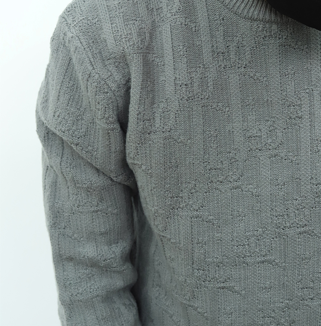 Christian Louboutin Or Oblique Knit Sweater - Image 6