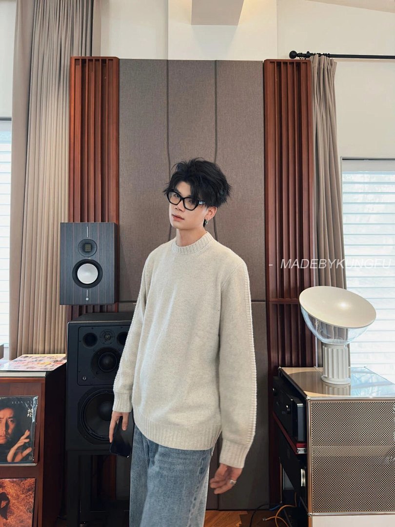 【A+ Item ID 8261 Loro-Pi@Na-LP-2024Ss- Cashmere Sweater (Warm With Si) - Image 35