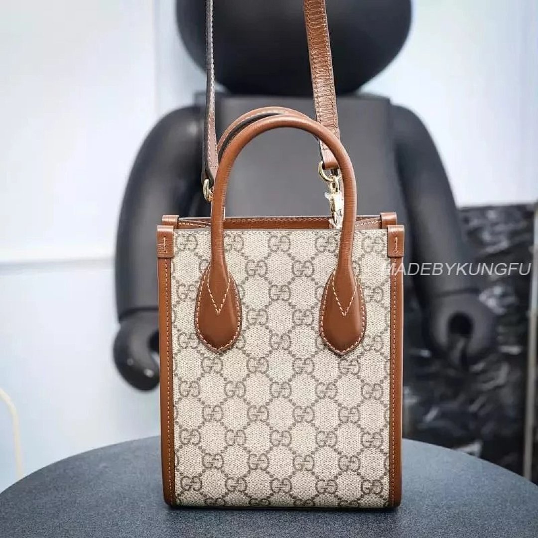 【A+ Item ID 8480 GUCCI GG-Retro Series Decorated With Interlocking Pairs G Mini T - Image 24