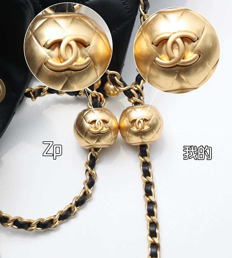 【A+ Item ID 8460 CHANEL (Classic Chain Bag Mini Golden Bead Square Fat Flip Sm) - Image 30