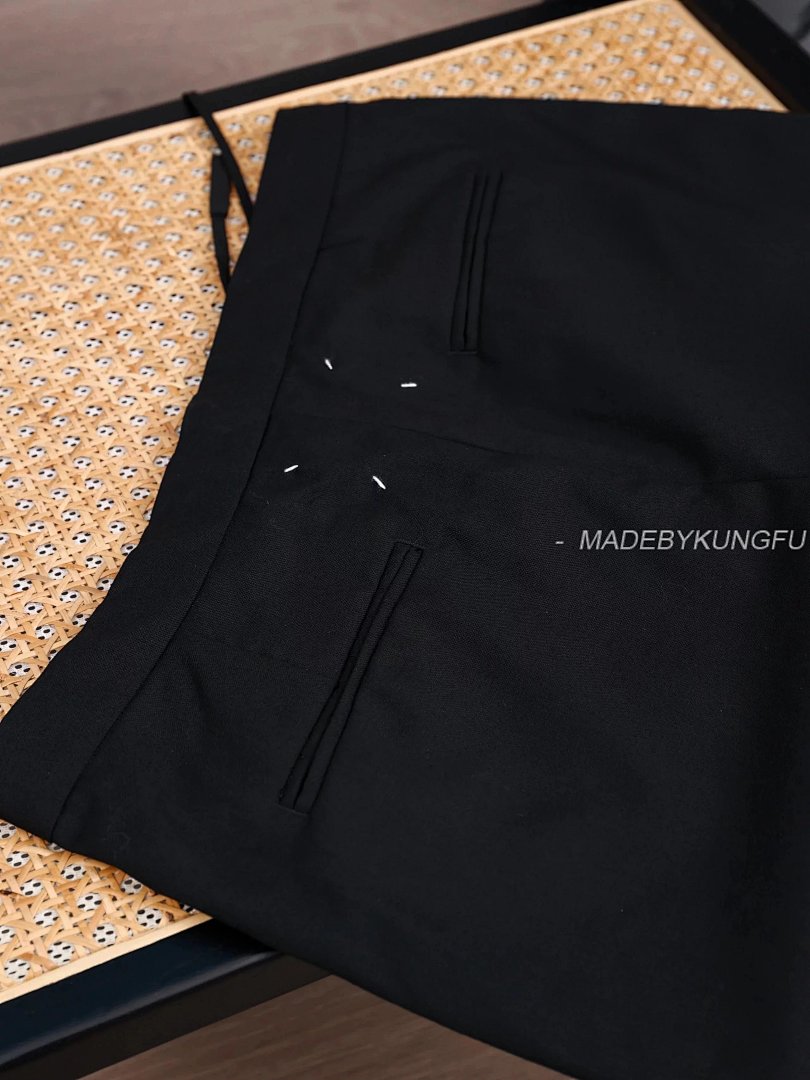 【A+ Item ID 8354 Maison-Margiela-2023Ss- Margiela Drawstring Trousers -100% Wool Fabric - Image 15