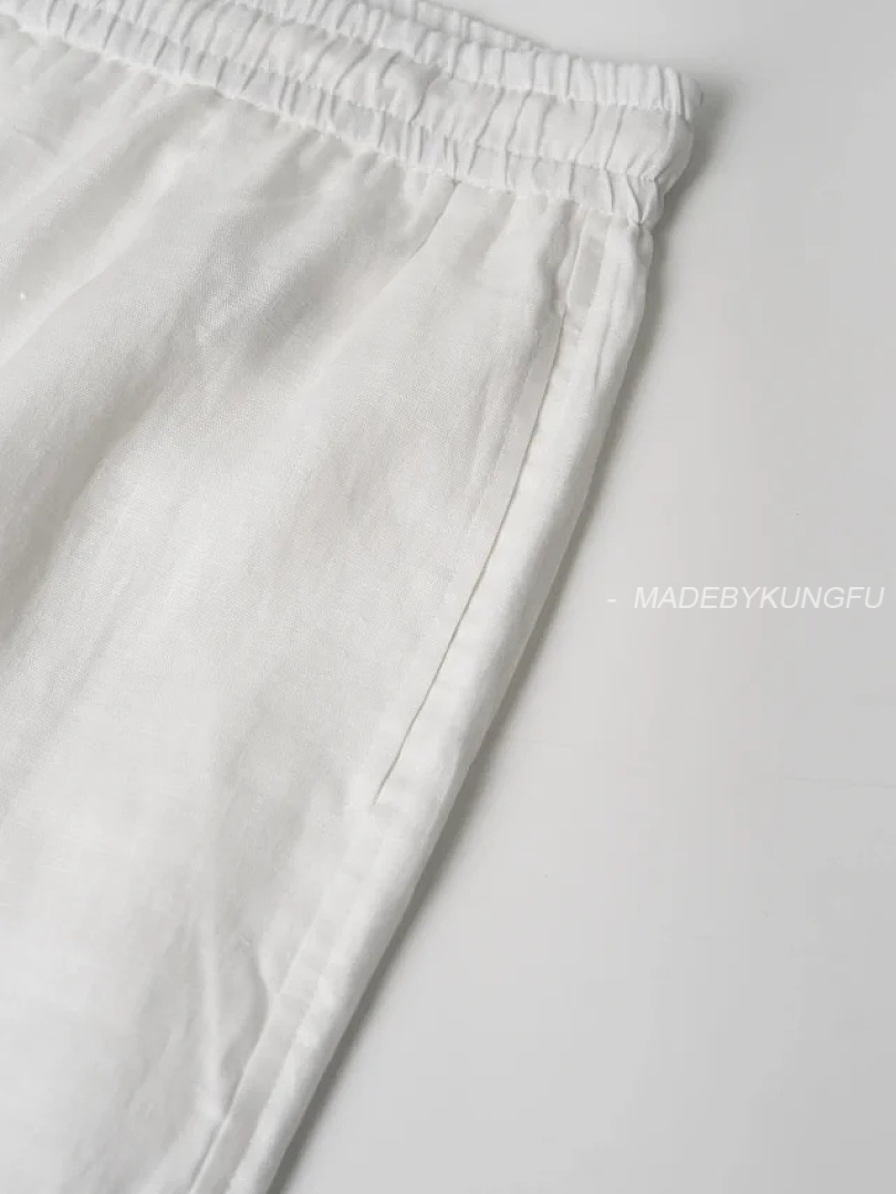 【A+ Item ID 9094 Loro 100% Natural Linen New Customized Hardware Solid Color Breathable Four - Image 29