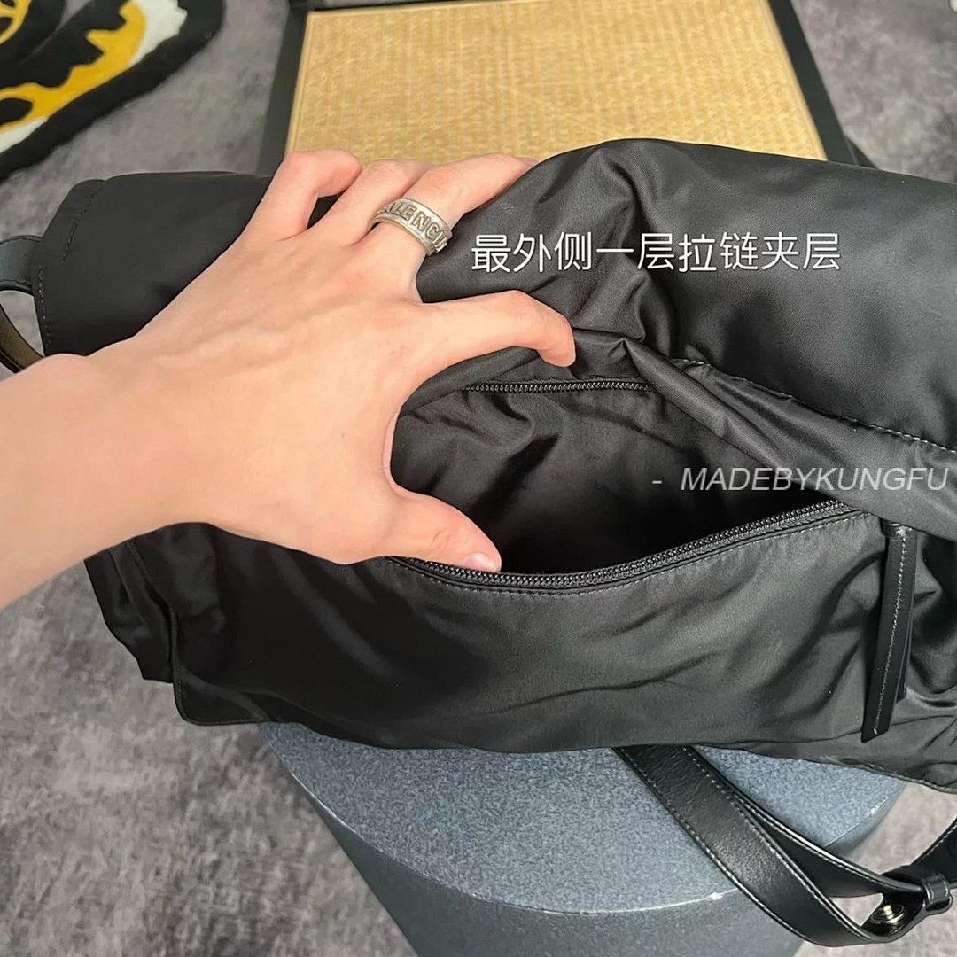 【A+ Item ID 8505 Prad Invite Collaboration (Retro Flip Bag, Nylon Large Briefcase) - Image 10