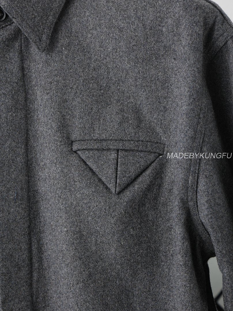 【A+ Item ID 8020 Botteg@-Venet @-BV-2024SS (Knitted Wool Jacket Triangle Pocket Desi) - Image 11