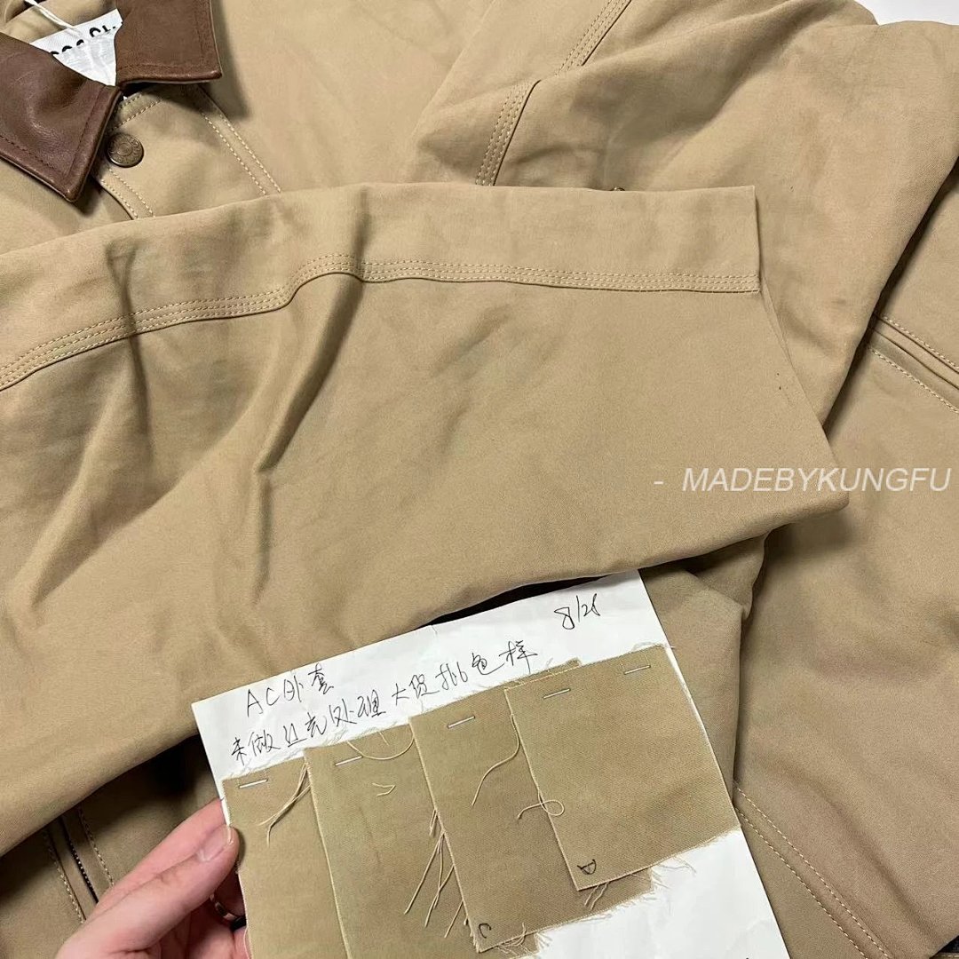 【A+ Item ID 8008 Acne-“ Leather Collar ”SS25 Solid Color Pocket Zipper Snap Button Jack - Image 42