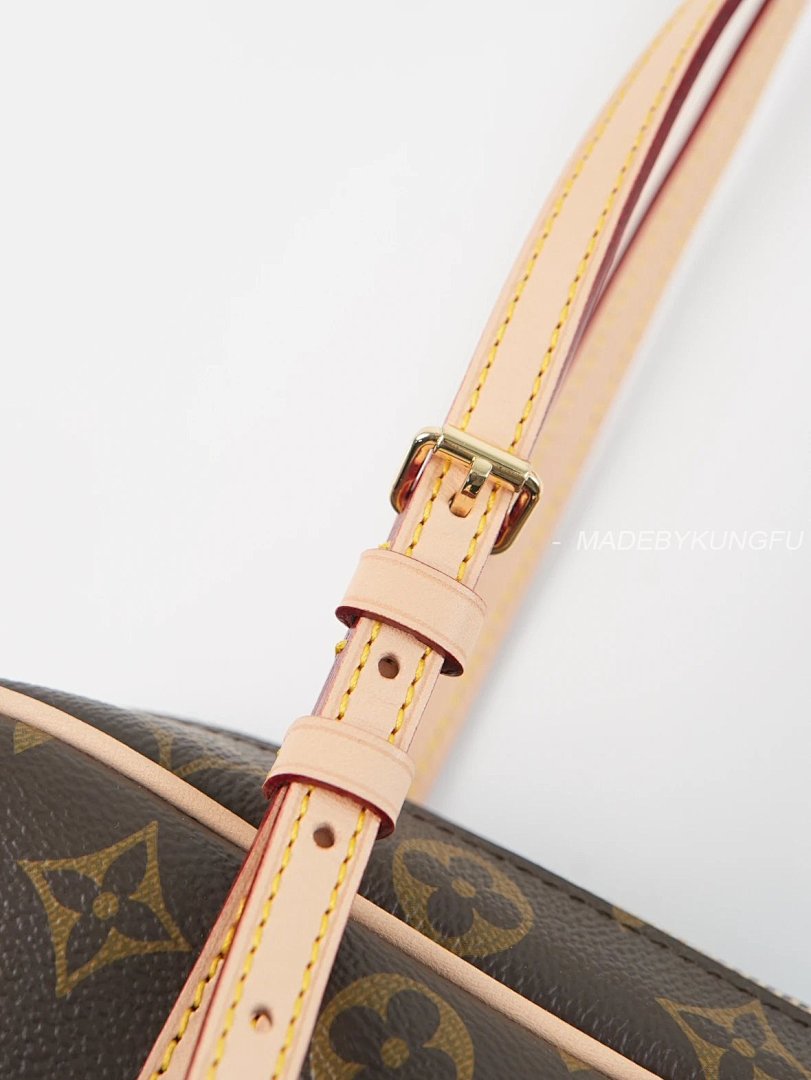 【A+ Item ID 8481 HANG-ON- Retro Classic -Monogram Coated Canvas (Bowling Bag Handbag) - Image 10
