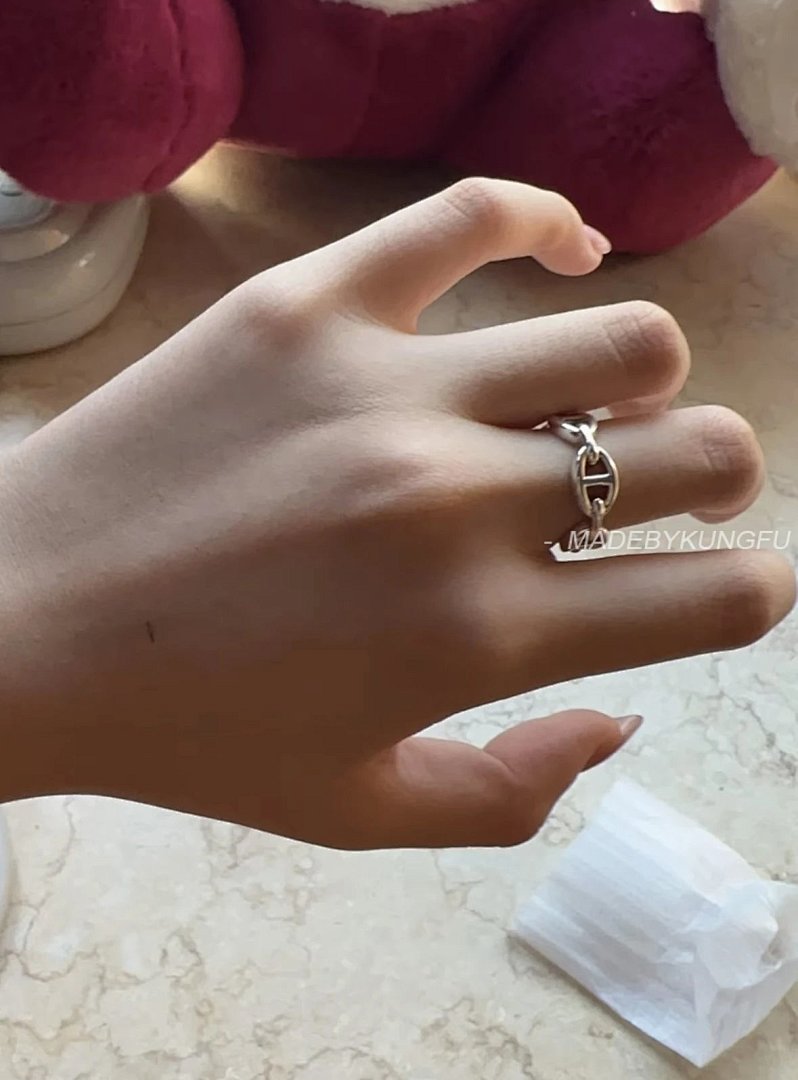 【A+ Item ID 8367 -Chaine-d'Ancre-Enchainee- Ring -925 (Pure Silver) - Image 16