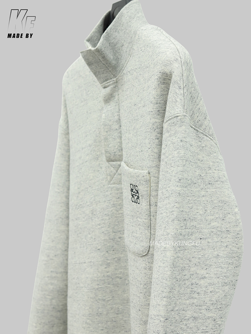 Christian Louboutin Loe High-Neck Fleece Sweater - Image 10