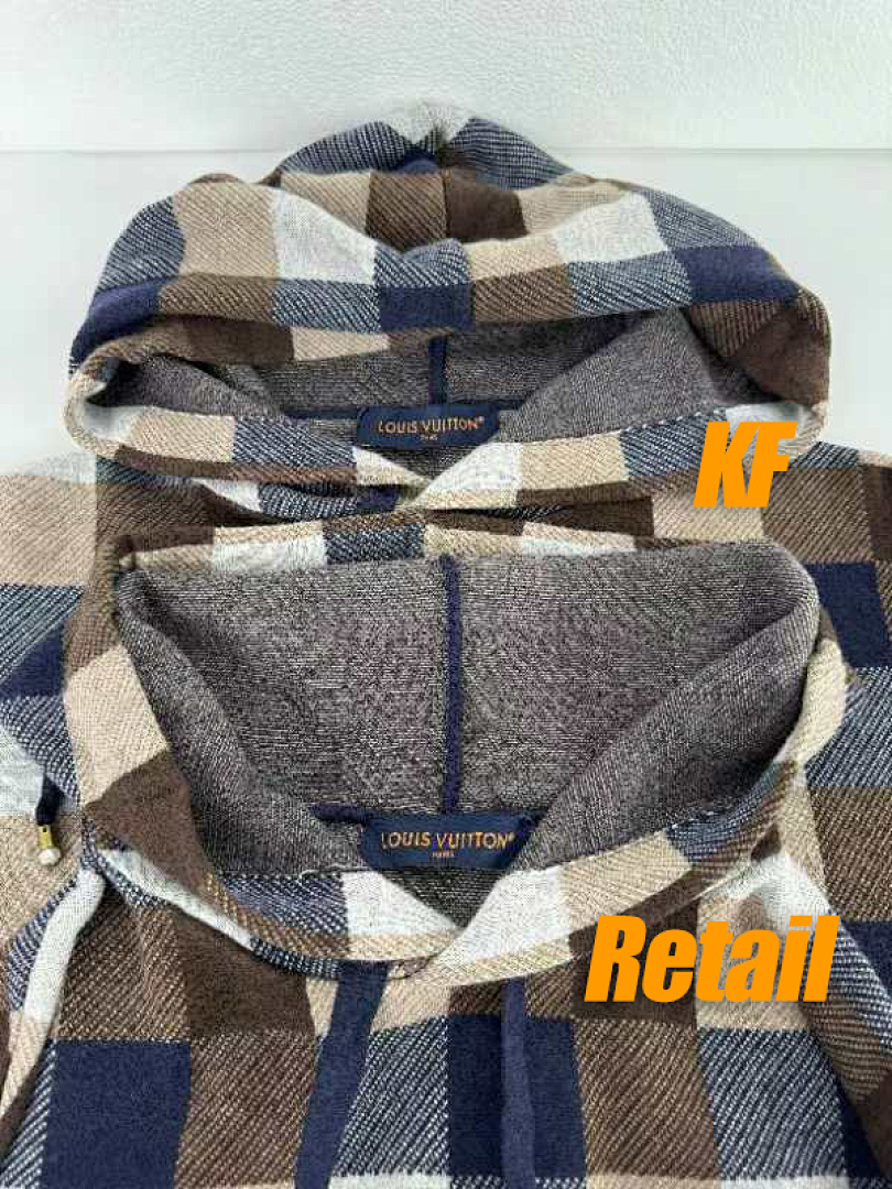 Louis Vuitton 1V Cashmere Knit Pixel Hoodie - Image 4