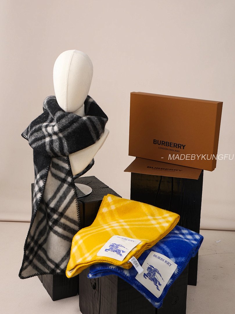 【A+ Item ID 8526 Burberr＊-BBR-2024FW New Style (Twill Wool Scarf -100% Australian) - Image 43