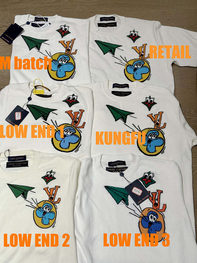 Other [Best Batch Alive] LV Plane Knitted Tee - Image 7