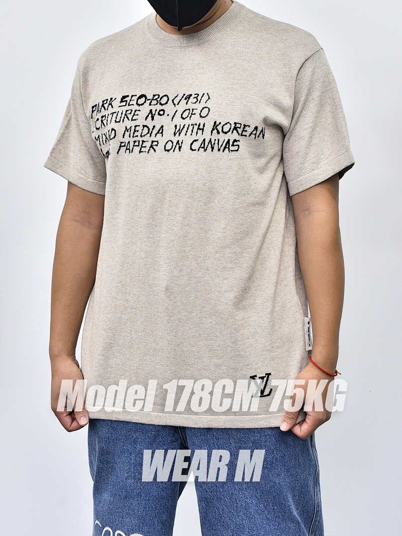 Other 1V Knit Apricot Tee - Image 3