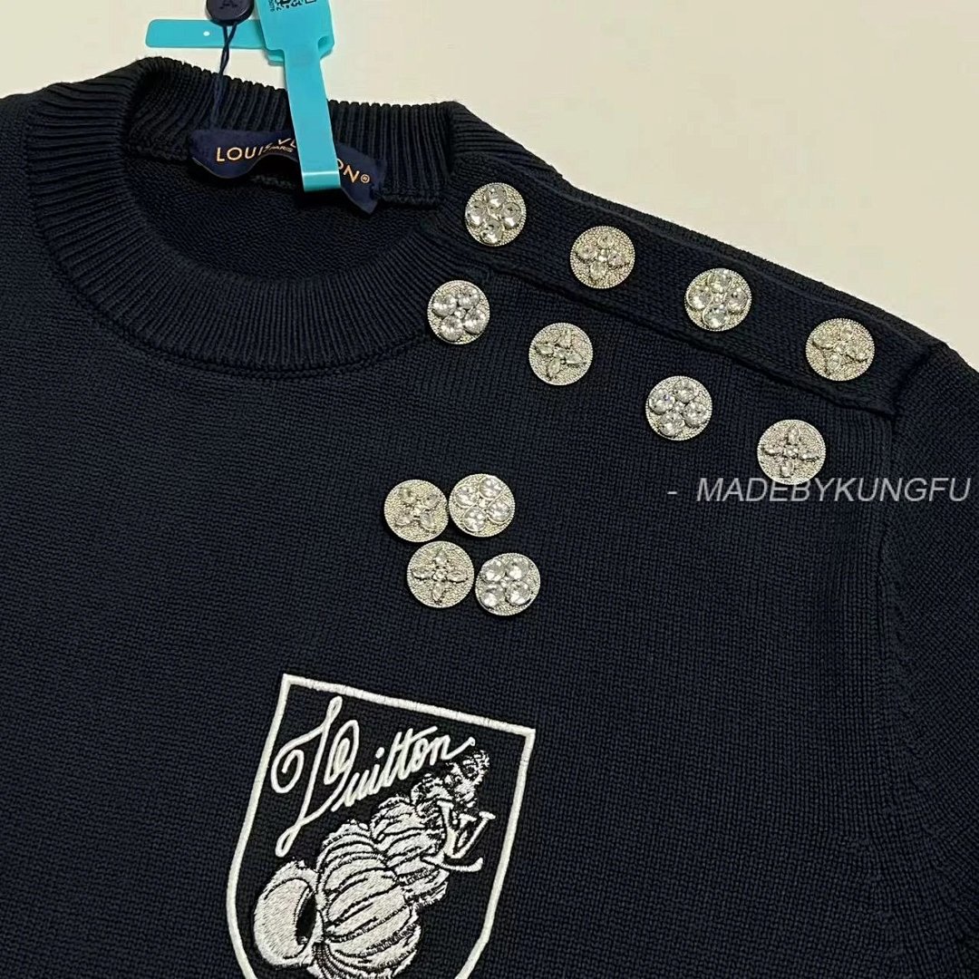 【A+ Item ID 8246 Advanced Customization (Same Style As Wang Jiaer Navy Conch Embroid) - Image 49