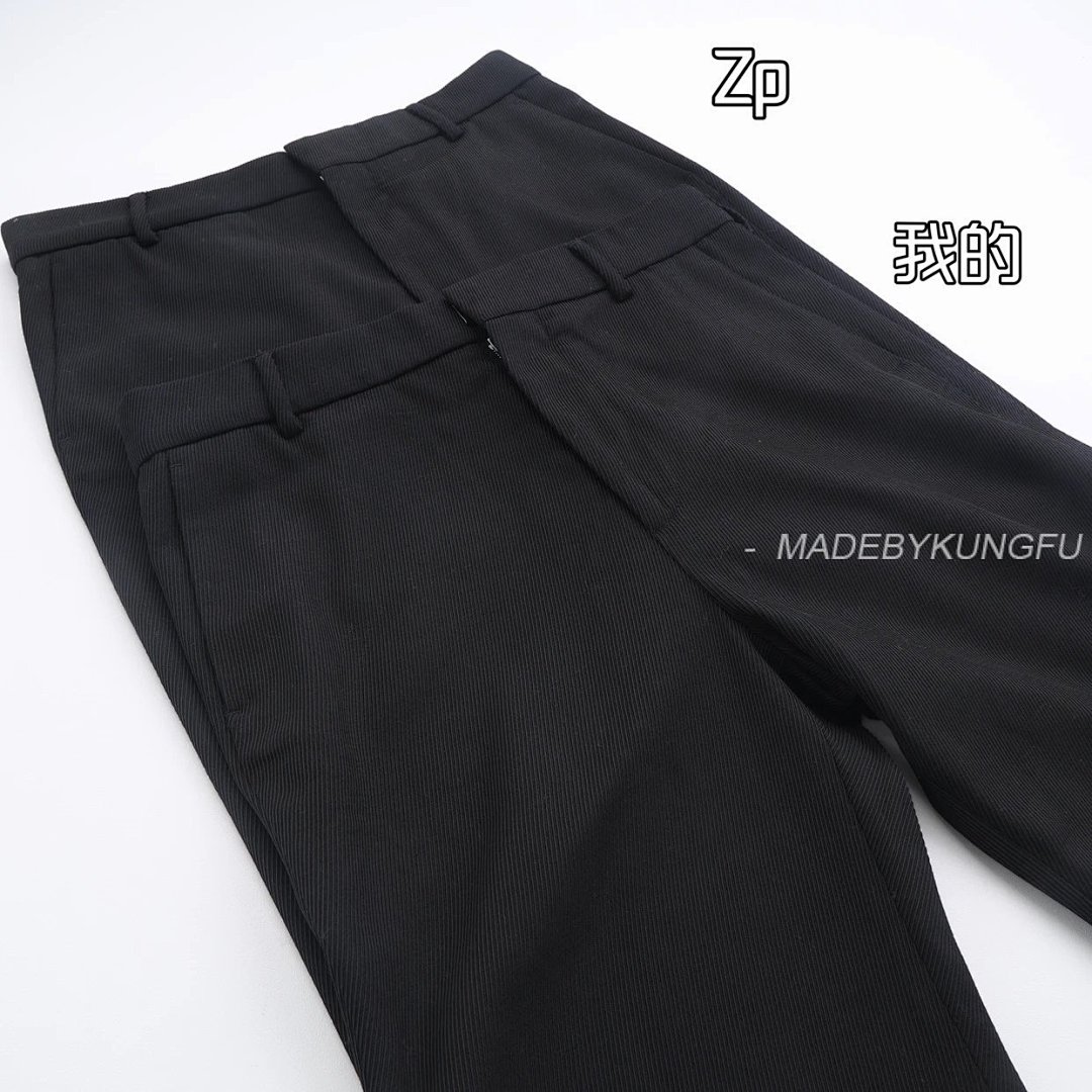 【A+ Item ID 8349 Haute Couture (Wang Jiaer Same Style Wool Micro Pull Western Pants) - Image 32