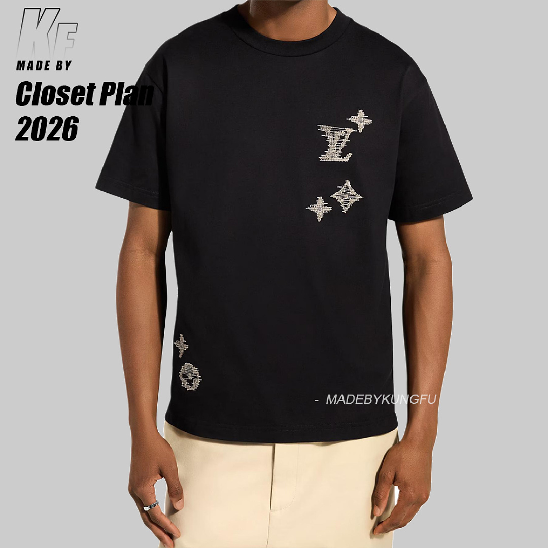 Other 1V Fuzzy Embroidery Tee, photo 1
