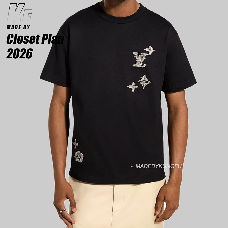 Other 1V Fuzzy Embroidery Tee, photo 1
