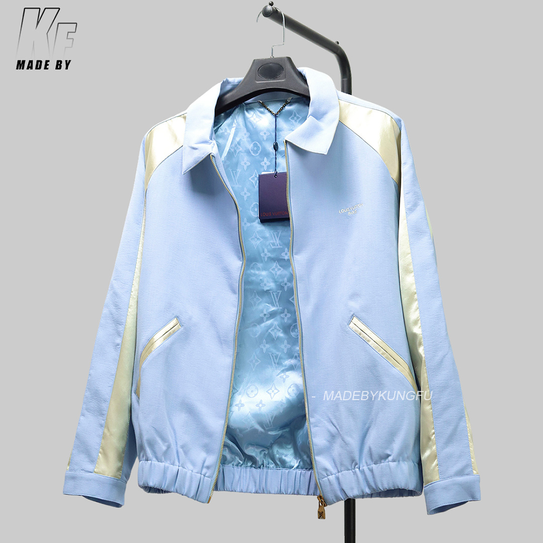 Other 1V 50% Mulberry Silk Blended Monogram Jacket - Image 32
